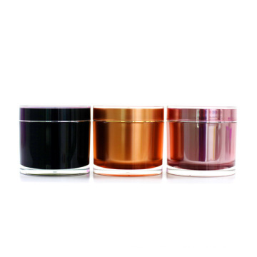 100g 200g High Quality Acrylic Double Wall Cosmetic Jar for Cream